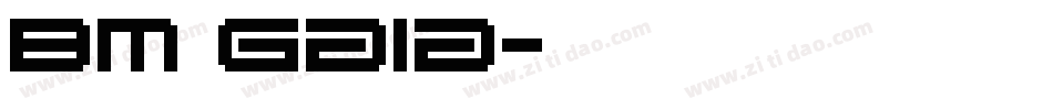 BM gaia字体转换
